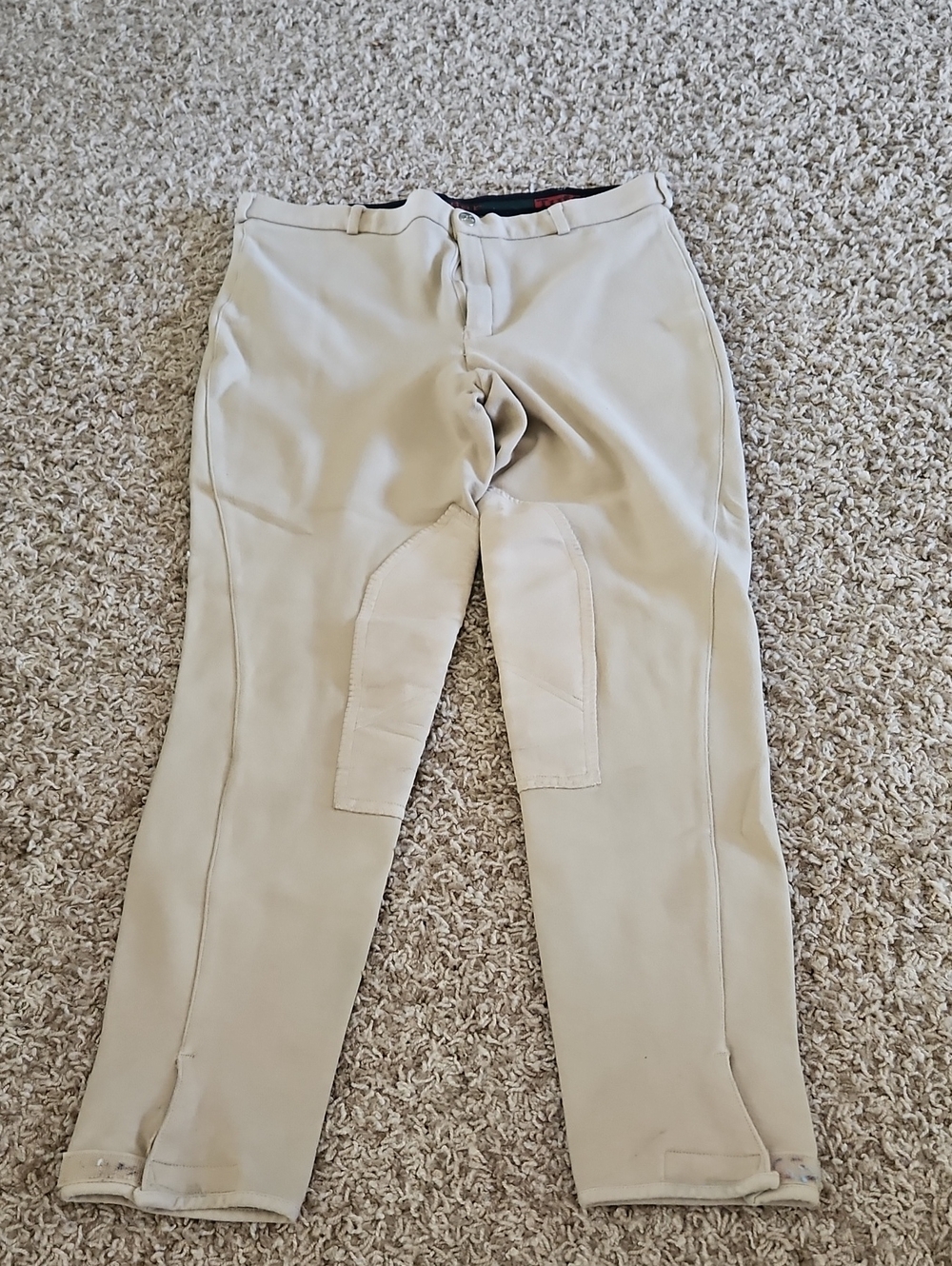 Women’s Tan Riding Breeches - Classic Equestrian Style